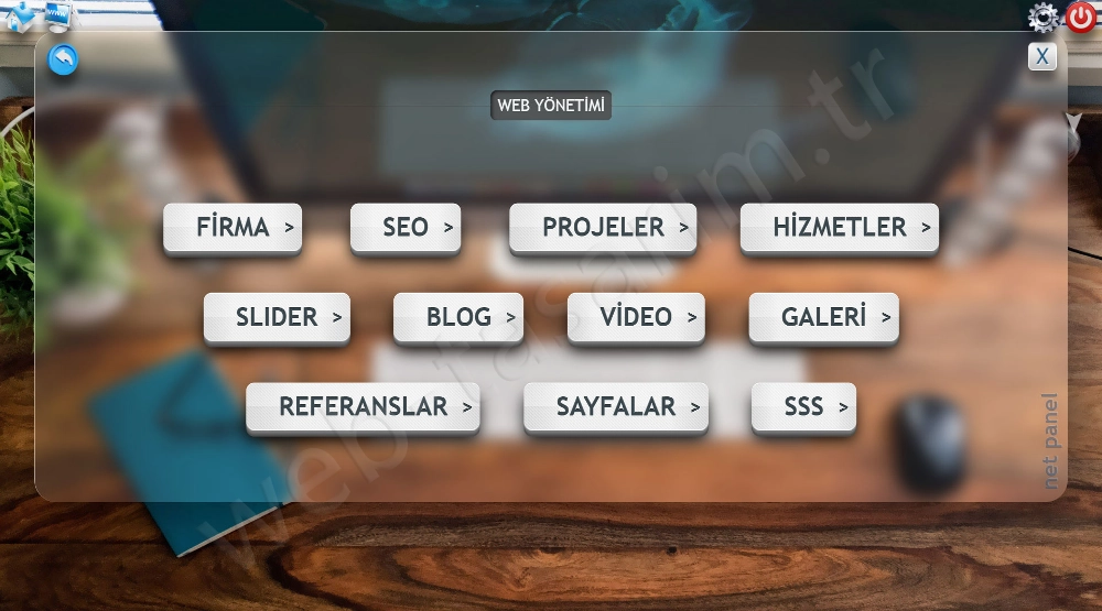 Özel Web Yönetim Paneli